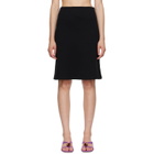FLORE FLORE Black Marie Midi Skirt