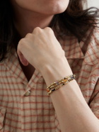 Peyote Bird - Como 14-Karat Gold-Plated Multi-Stone Beaded Bracelet