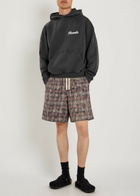Picante Tailor Embroidered Hooded Cotton Sweatshirt Black Other