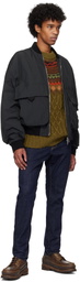 Dsquared2 Black Superlight 80s Bomber Jacket
