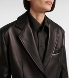 Nour Hammour Cass leather blazer