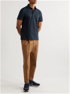 Aspesi - Cotton-Jersey Polo Shirt - Blue