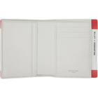 Balenciaga White & Red Passport Boarding Wallet