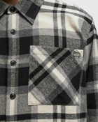 WOOLRICH BLACK LABEL - FLANNEL PLAID 2PKT SHIRT Black Mens Overshirt