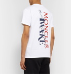 Moncler Genius - Awake NY 2 Moncler 1952 Logo-Print Cotton-Jersey T-Shirt - White