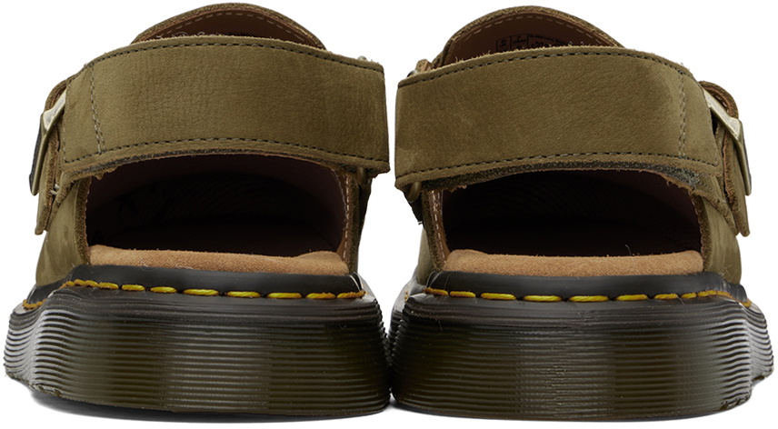 Dr. Martens Green Jorge II Slingback Mules Dr. Martens