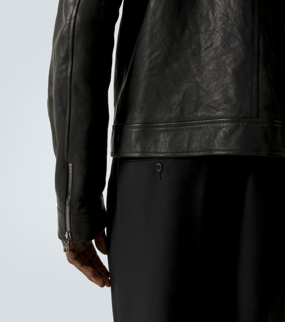 Dolce&Gabbana Leather blouson jacket
