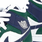 Air Jordan 1 Mid SE W Sneakers in Noble Green/Midnight Nave/White