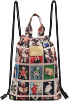 Vivienne Westwood Multicolor Canvas Teddies Pippa Drawstring Backpack