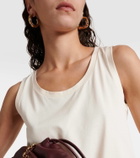 'S Max Mara Ruffled cotton jersey tank top