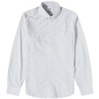 NN07 Men's Arne Button Down Oxford Shirt in Blue Stripe