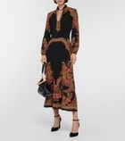 Etro Paisley midi dress