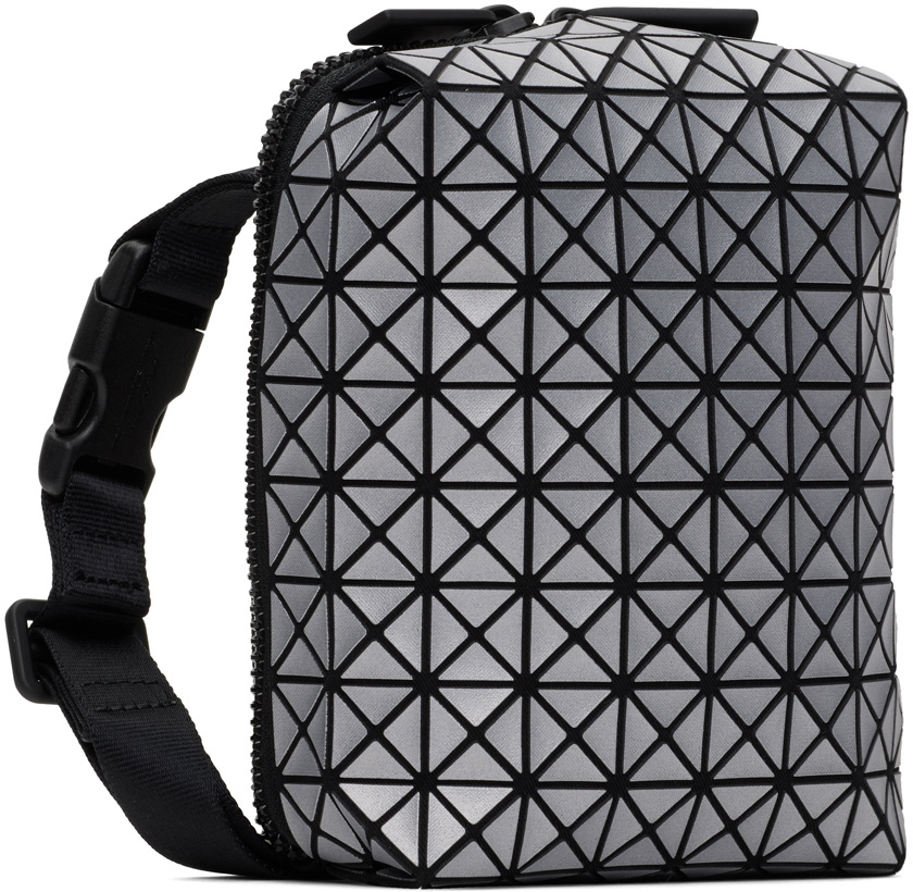 Bao Bao Issey Miyake Silver Beetle Bag for Men