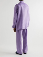 Turnbull & Asser - Modern Linen Pyjama Set - Purple