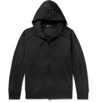 Y-3 - Embroidered Printed Cotton-Jersey Zip-Up Hoodie - Men - Black