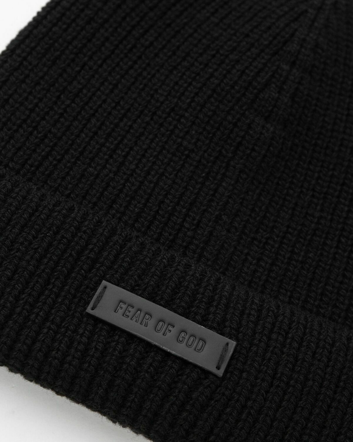 Fear of God KNIT BEANIE Black Mens Beany