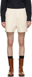 Dries Van Noten Off-White Cotton Shorts