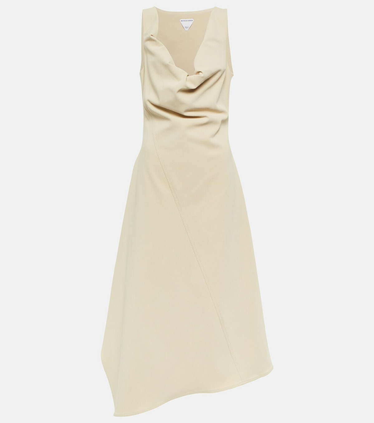Bottega Veneta Asymmetric cotton midi dress Bottega Veneta