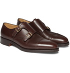 John Lobb - William Leather Monk-Strap Shoes - Brown