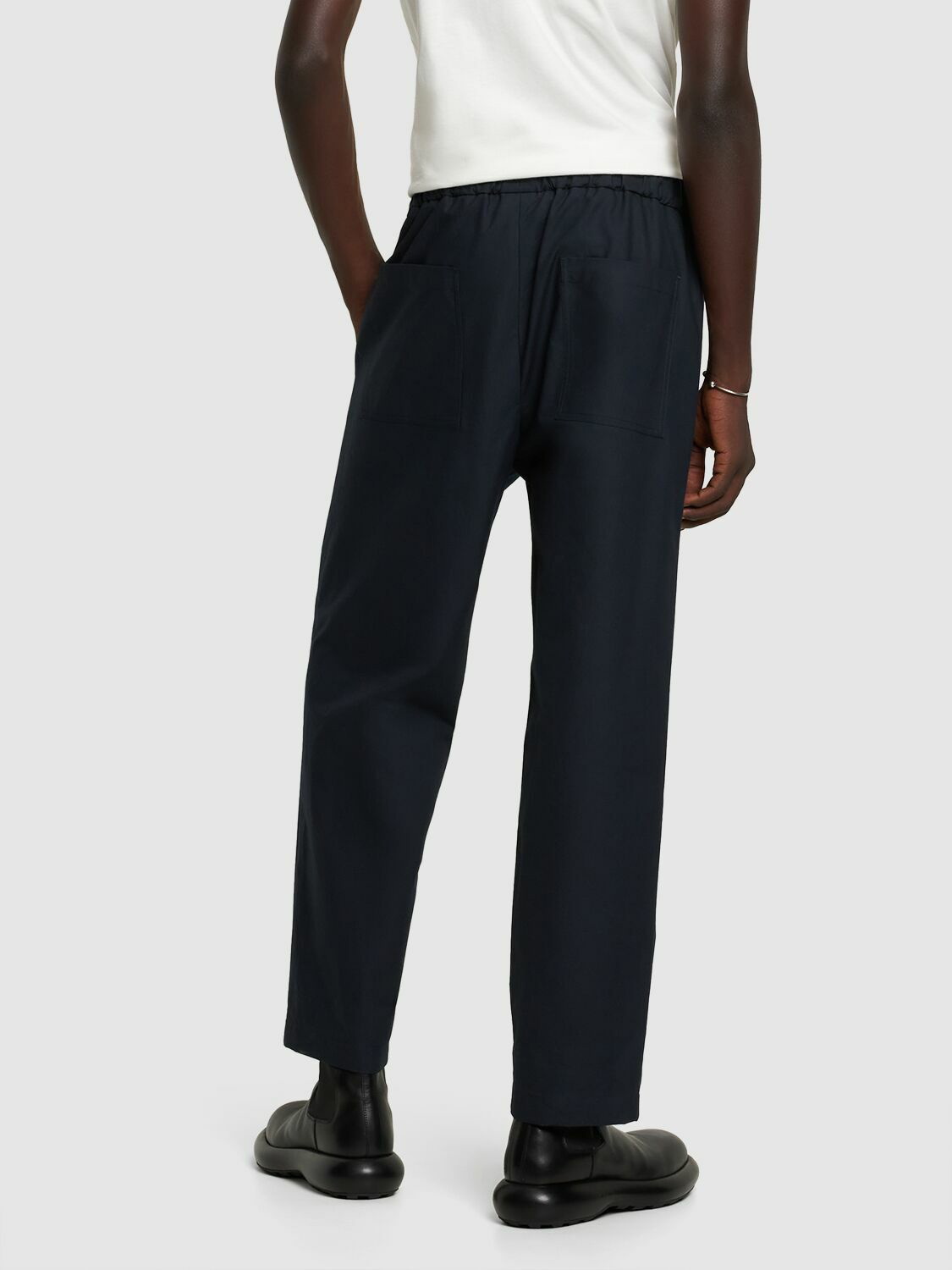 Relaxed Fit Cotton Pants
