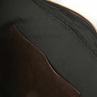 DUNST Women's Suede Shoulder Bag in Deep Brown 