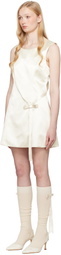 Sandy Liang SSENSE Exclusive Bridal Capsule Olga Minidress