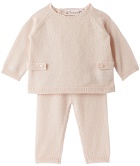 Bonpoint Baby Pink Bamba Sweater & Leggings Set