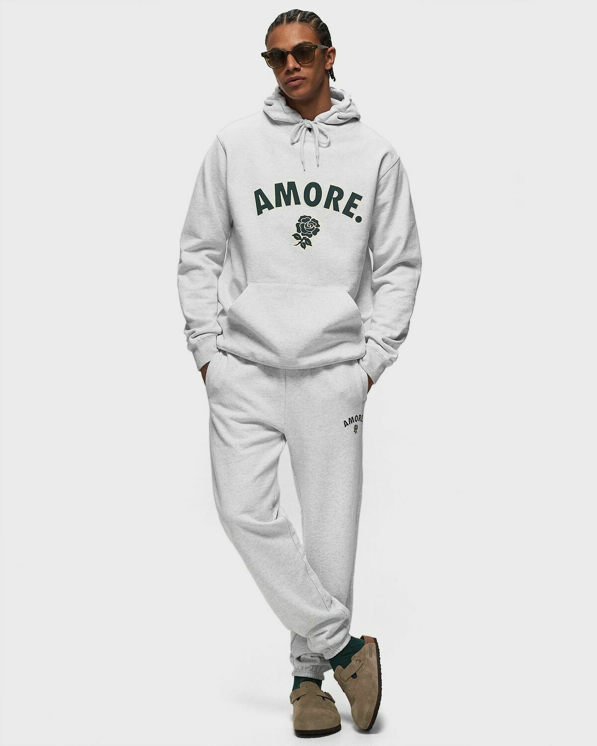 Bstn Brand Amore Hoody Grey Hoodies