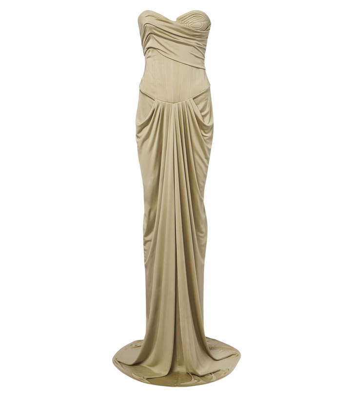 Photo: The New Arrivals Ilkyaz Ozel Draped gathered corset gown