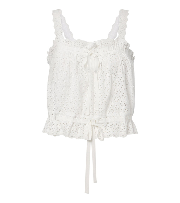 Photo: Ulla Johnson Isola broderie anglaise cotton top