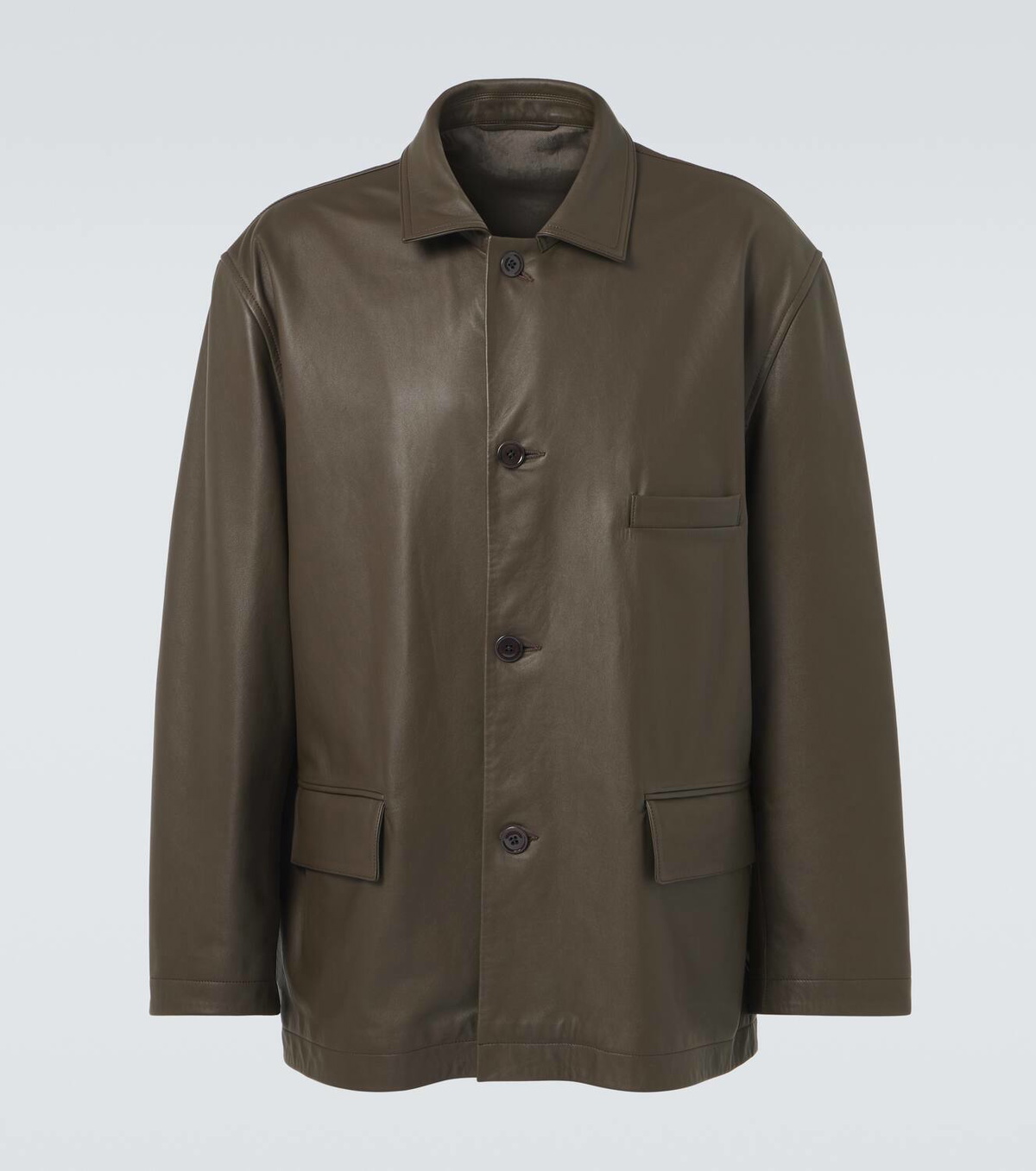 LEMAIRE │ LEATHER TRUCKER JACKET LEMAIRE Leather jacket | NET-A-PORTER