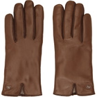 Handsome Stockholm SSENSE Exclusive Brown Essentials Gloves