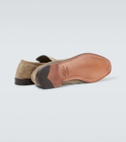 Zegna L'Asola suede penny loafers