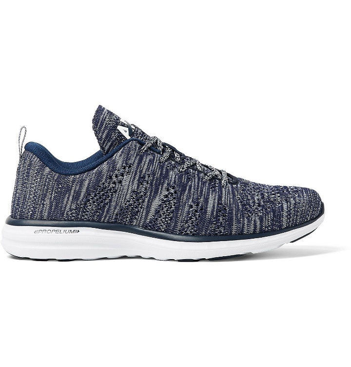 Photo: APL Athletic Propulsion Labs - Pro TechLoom Running Sneakers - Blue