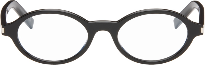 Photo: Saint Laurent Black SL 751 Jeanne Round Oval Glasses