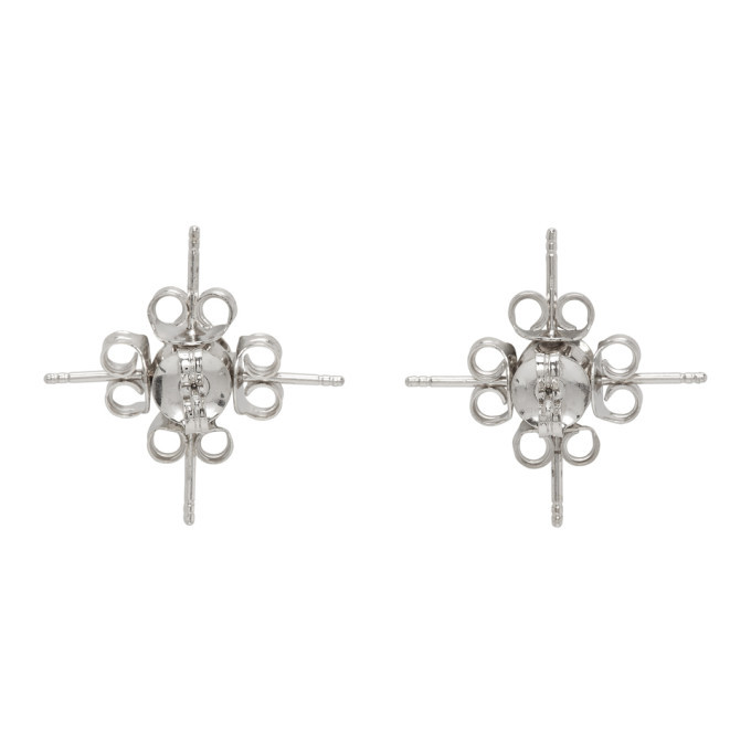 Dheygere Silver Studs Earrings