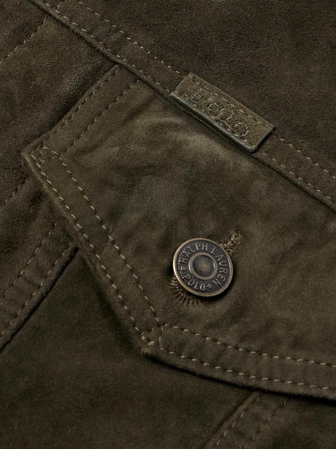 Polo Ralph Lauren - Icon Slim-Fit Suede Trucker Jacket - Green