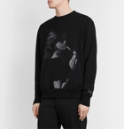 Undercover - Cindy Sherman Printed Embroidered Loopback Cotton-Jersey Sweatshirt - Black