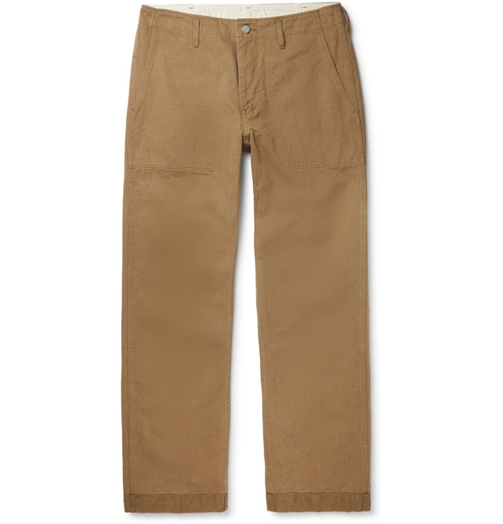 Photo: visvim - Trade Wind Cotton and Linen-Blend Trousers - Brown