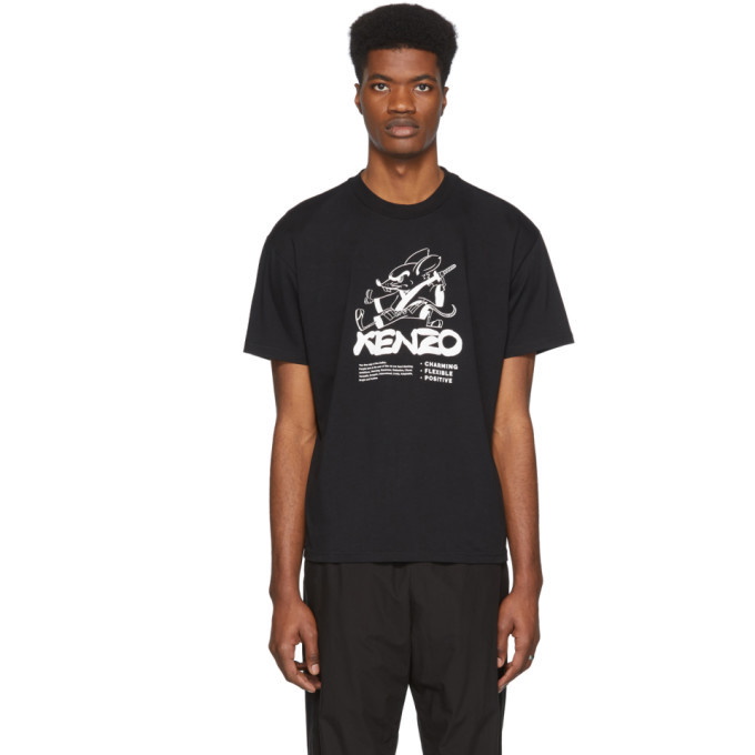 Photo: Kenzo Black Limited Edition Chinese New Year Kung Fu Rat T-Shirt