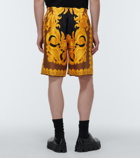 Versace - Barocco silk Bermuda shorts