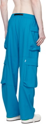 Bonsai Blue Belted Cargo Pants