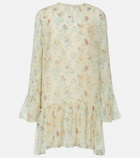 Ulla Johnson Emmeline floral silk chiffon minidress