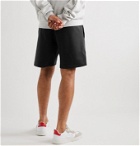 adidas Originals - Essential Logo-Embroidered Cotton-Jersey Shorts - Black