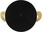 L'OBJET Black Kelly Behun Edition Henri Round Tray