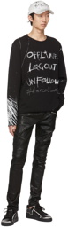 Balmain Black 'Offline' Sweatshirt