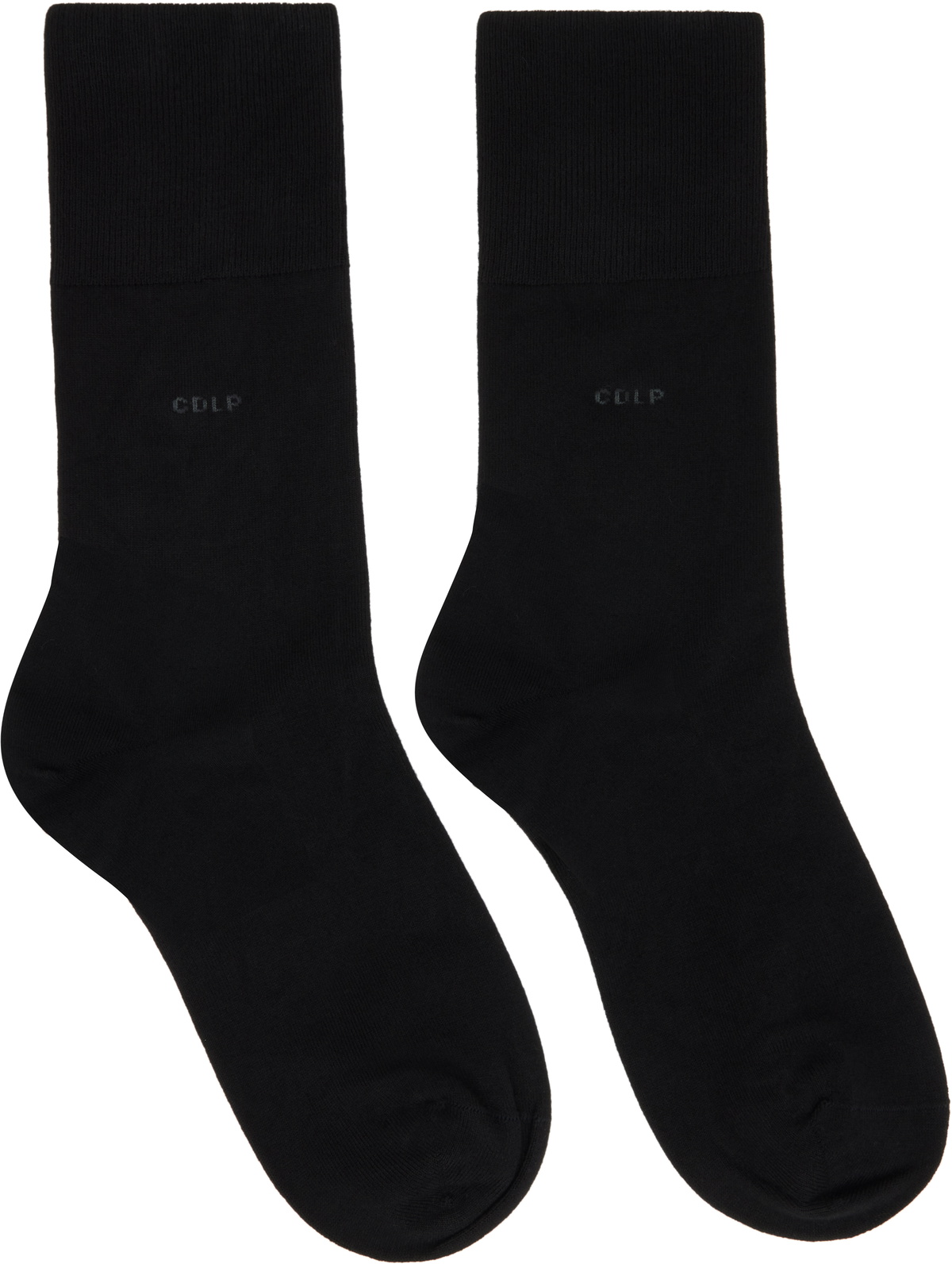 CDLP Five-Pack Black Mid Length Socks