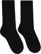 CDLP Five-Pack Black Mid Length Socks