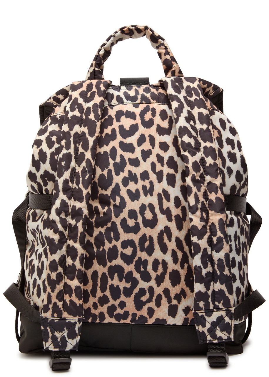 Leopard nylon backpack Buy smALLSAINTS Leopard Back To School Nylon Backpack from  main image 4