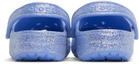 Crocs Purple Classic Glitter Clogs